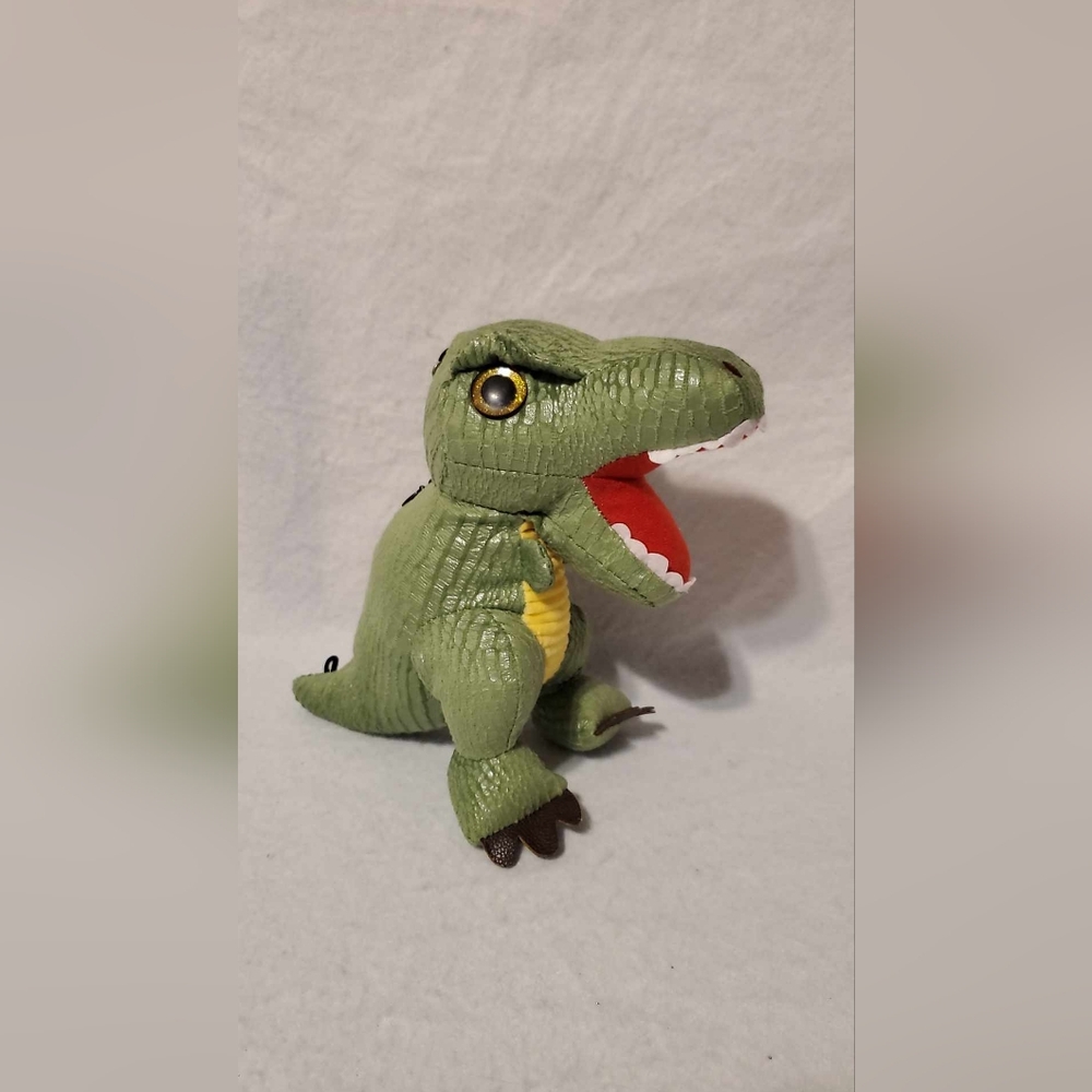 plush green dinosaur purse crossbody